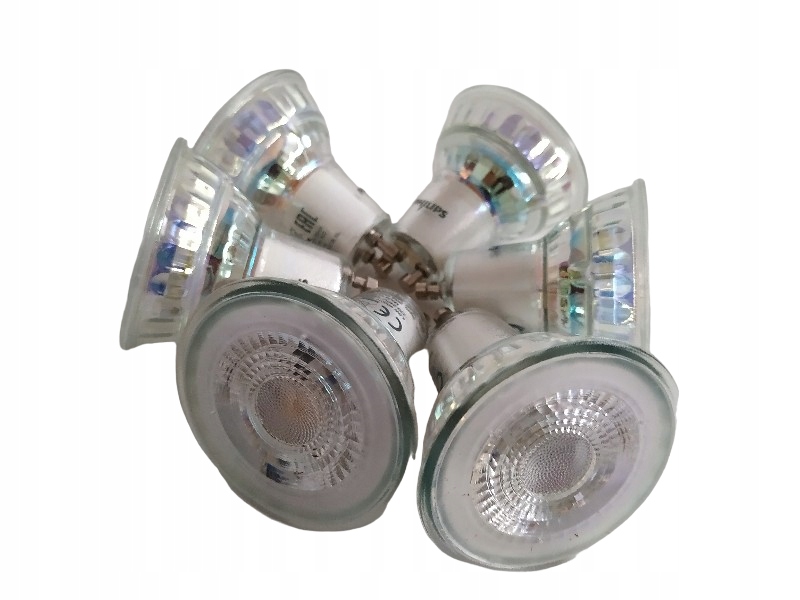 ŻARÓWKA LED 5W PHILIPS GU10 ZIMNY BIAŁY 6 SZTUK