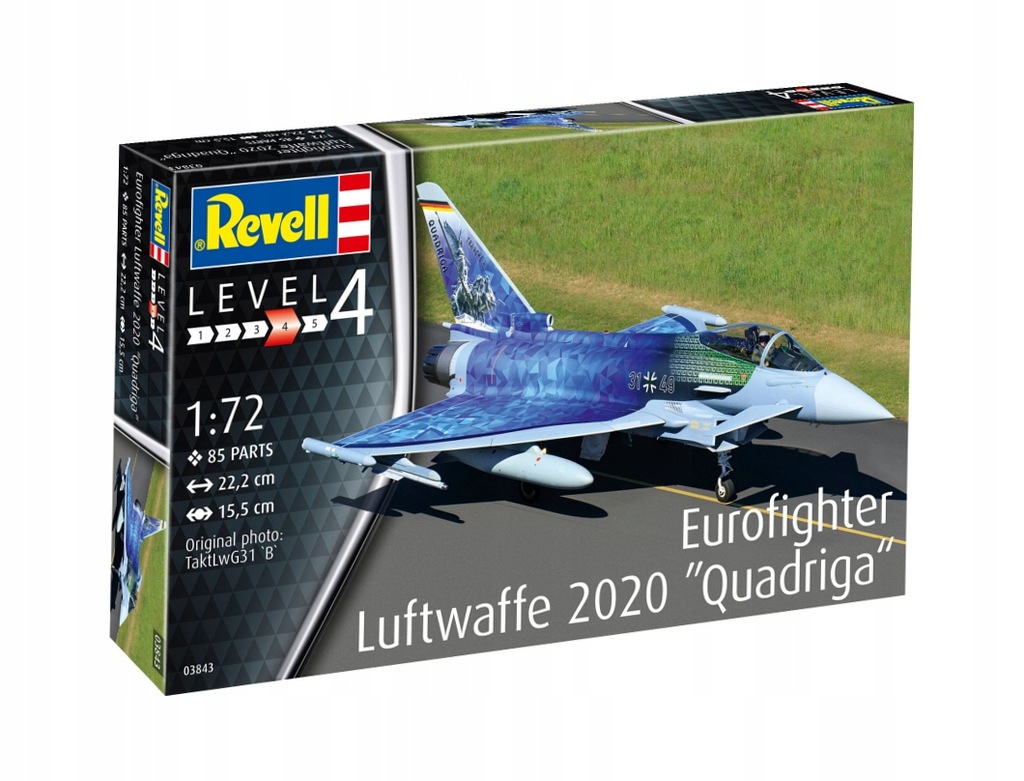 Samolot Eurofighter Luftwaffe 2020 Quadriga
