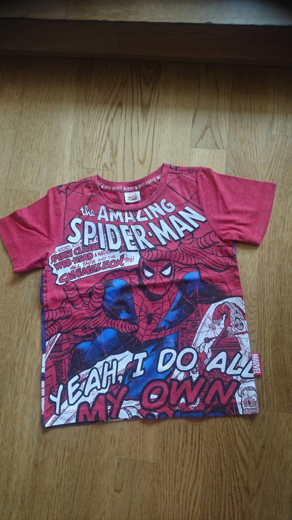 super koszulka Spider man marvel 5 lat