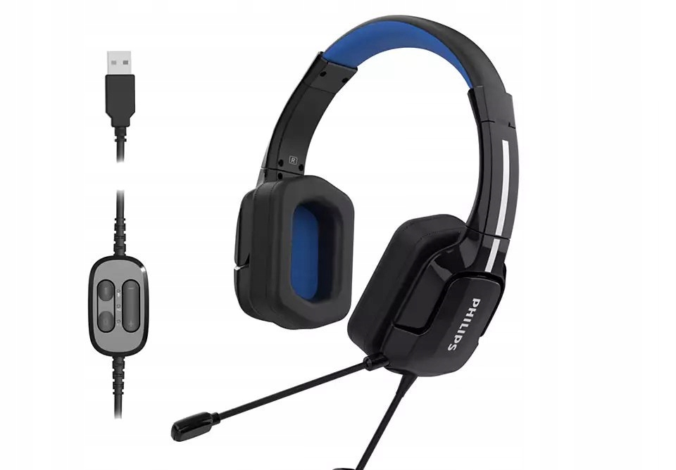 Philips Philips Gaming headset TAGH401BL/00 Microp