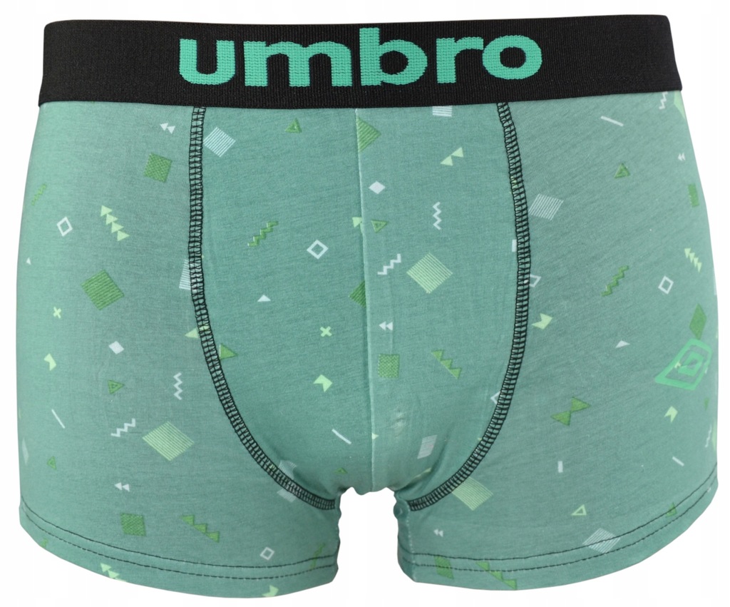 UMBRO bokserki męskie, zielone wzór rozm. XL