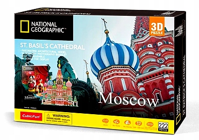 PUZZLE 3D SOBÓR ŚW. BAZYLA NATIONAL GEOGRAPHIC