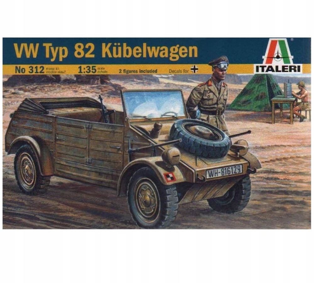 Model plastikowy VW Typ 82 Kübelwagen Italeri MI-312