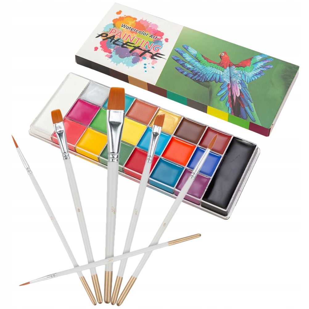 Face Makeup Fan S Paint Painting Kit with
