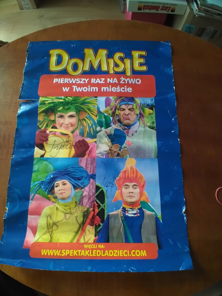 DOMISIE PLAKAT AUTOGRAF PYSIA AMELKA ERYK STRACHOW