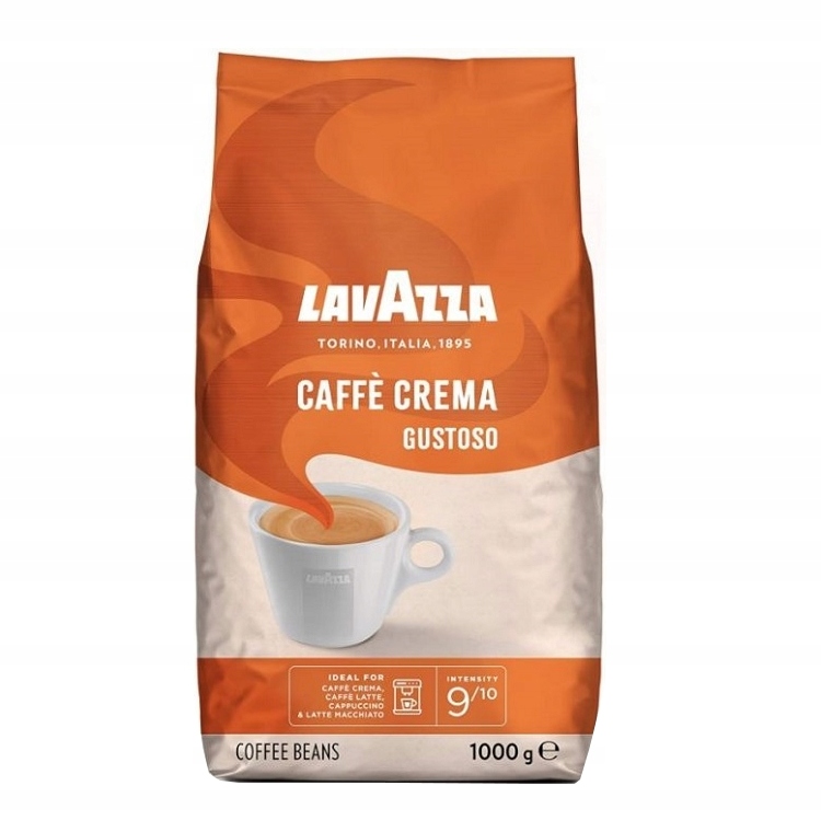 LAVAZZA Caffe Crema Gustoso 1,1 kg kawa ziarnista 1100g