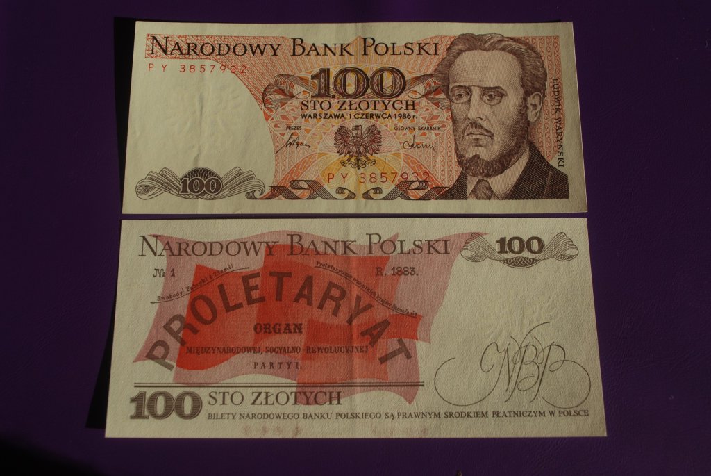 100 złotych 1986r seria PY