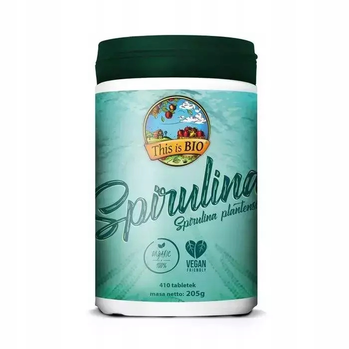 This is BIO SPIRULINA 100% ORGANIC - 410 tabletek