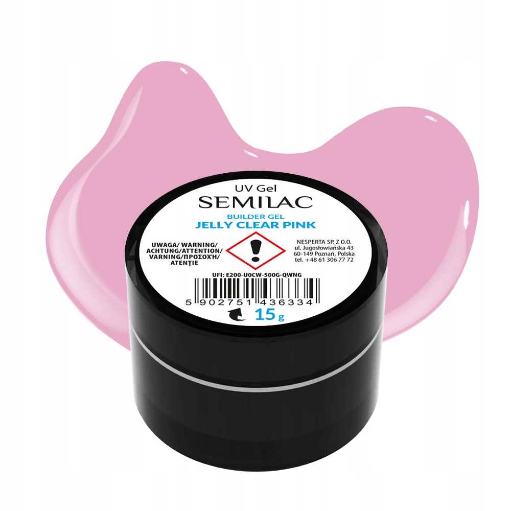 SEMILAC ŻEL BUDUJĄCY DO PAZNOKCI JELLY CLEAR PINK