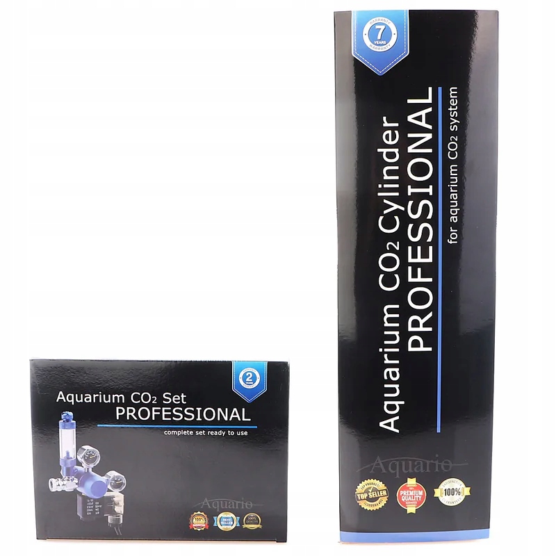 Aquario BLUE Professional - zestaw CO2 z butlą 2l