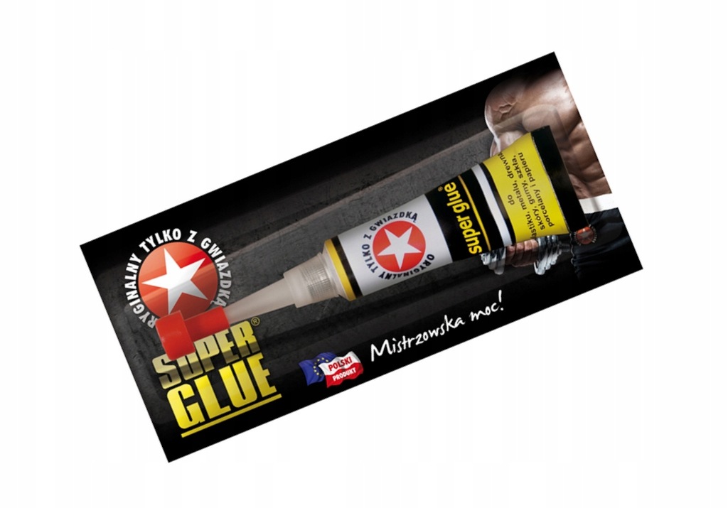 Klej Błyskawiczny Super Glue Oryginalny Tylko z Gwiazdką 2g