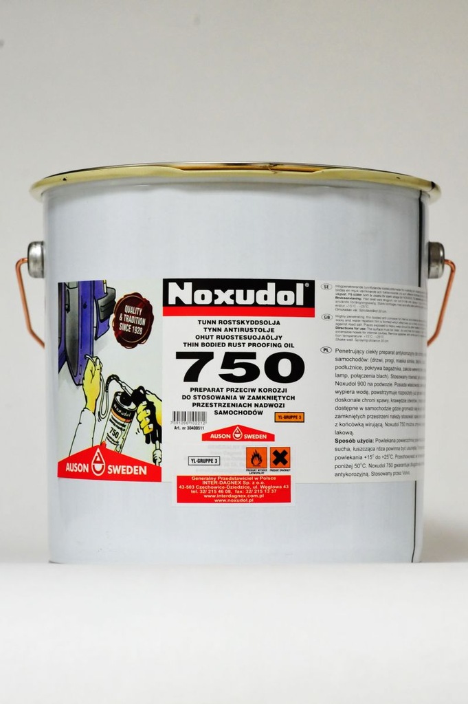 KONSERWACJA PROFILI NOXUDOL 750 5L GŁÓWNY IMPORTER