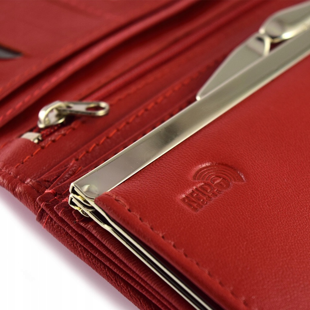 Купить Женский кожаный кошелек Cavaldi RFID красный 06: отзывы, фото, характеристики в интерне-магазине Aredi.ru