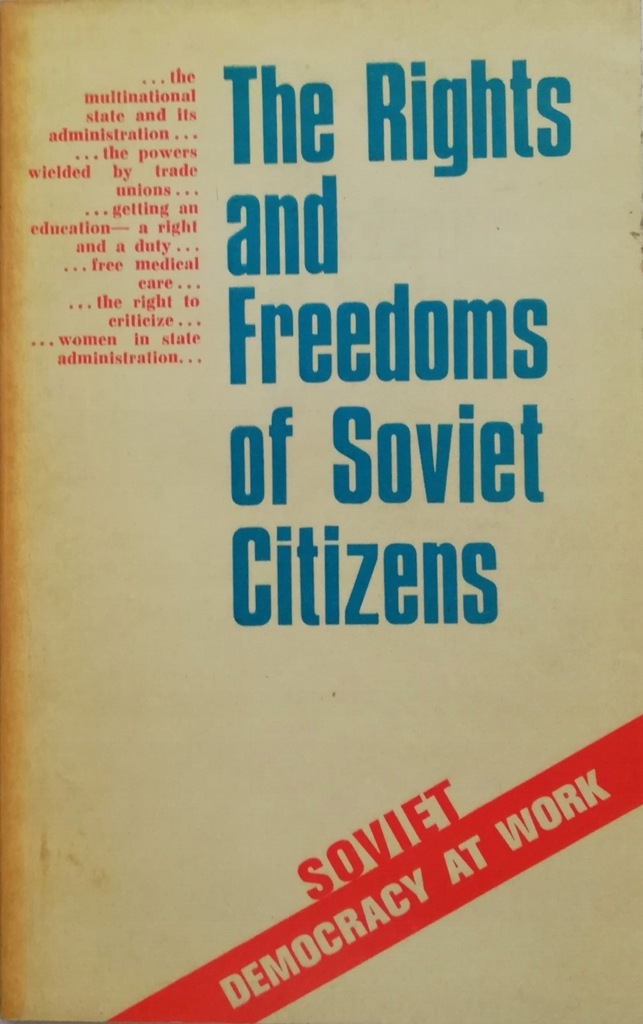 The Rights and Freedoms of Soviet Citizens SPK