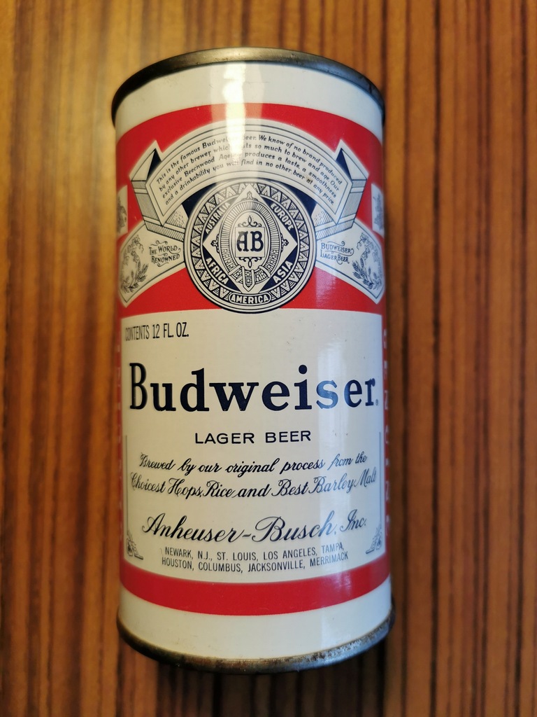 Puszka Budweiser lata 60 Nam era Vietnam