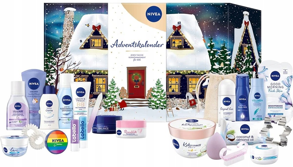 NIVEA XMAS kalendarz adwentowy 24 ELEMENTY 11717963300 oficjalne