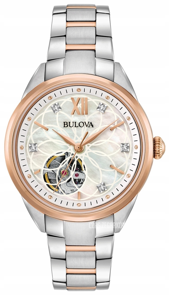 ZEGAREK DAMSKI BULOVA DIAMOND AUTOMATIC 98P170