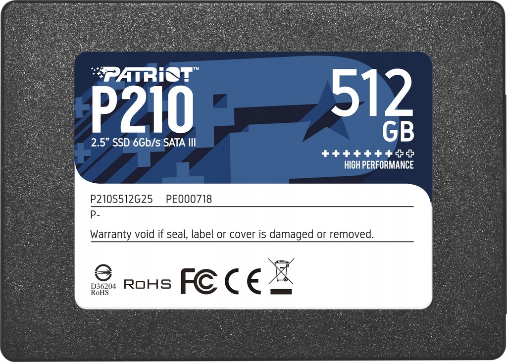 Dysk SSD Patriot 512GB 2.5 SATA3 520/430 MB/s
