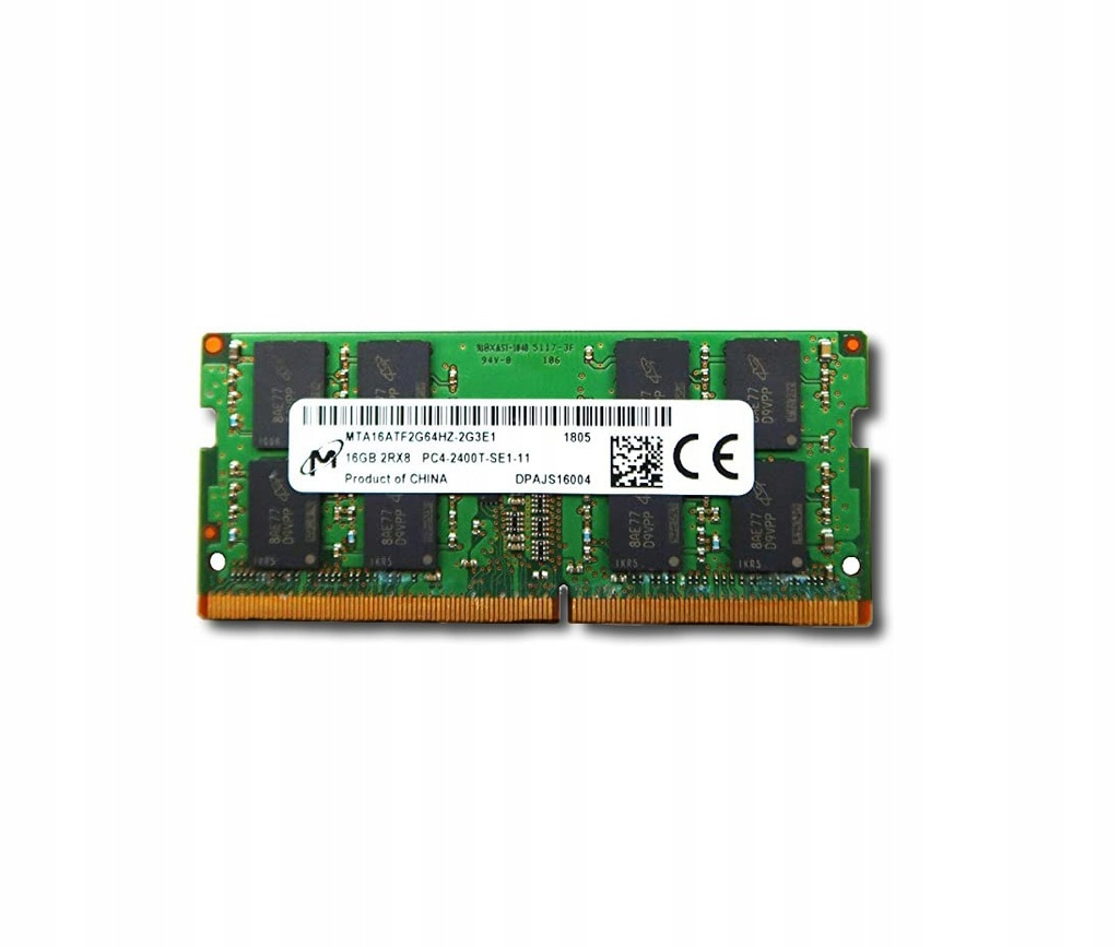 Pamięć RAM 16GB DDR4 PC4-2400T 2400MHZ MICRON