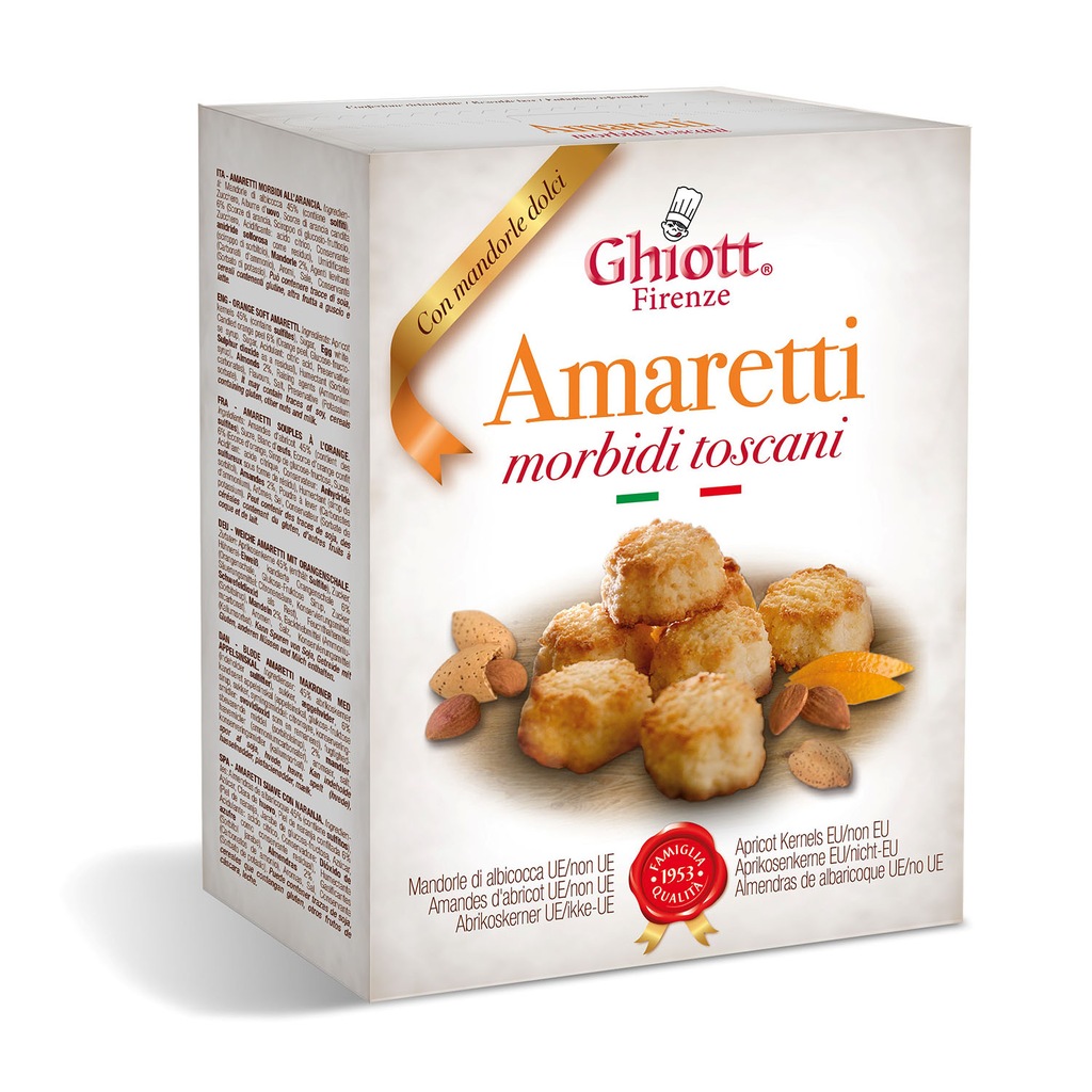 Ghiott włoskie miękkie ciasteczka Amaretti 200g 11379191260 oficjalne archiwum Allegro