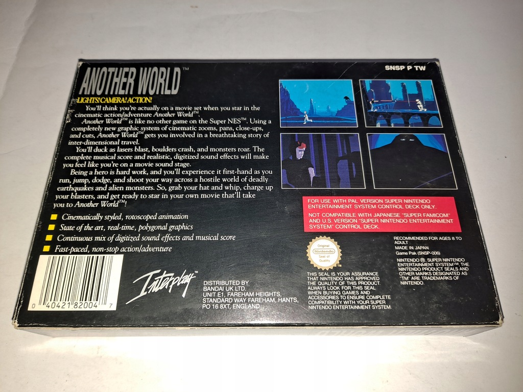 Another World SNES 12174520073 oficjalne archiwum Allegro