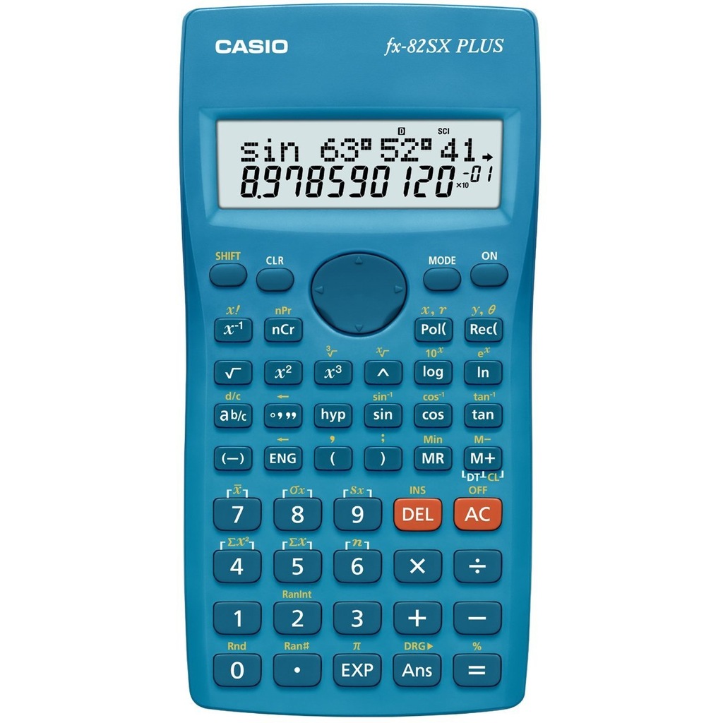 Casio FX-82SX Plus kalkulator Pulpit Kalkulator naukowy Niebieski