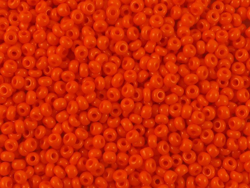 PRECIOSA Rocaille 8o-Opaque Dark Orange - 50 g