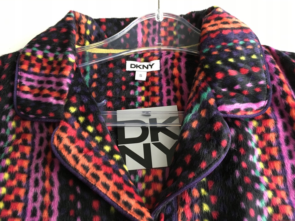 8 DKNY piżama 2 częsciowa ciepła kolorowa S M