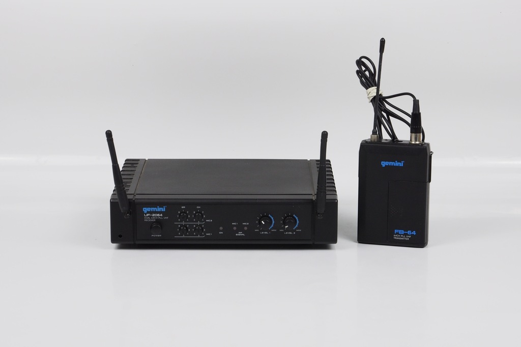 Odbiornik bezprzewodowy GEMINI UF-2064 + Mikrofon 790 - 806 MHz