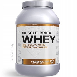 FORMOTIVA Muscle Brick Whey 1000g BIALKO WANILIOWY