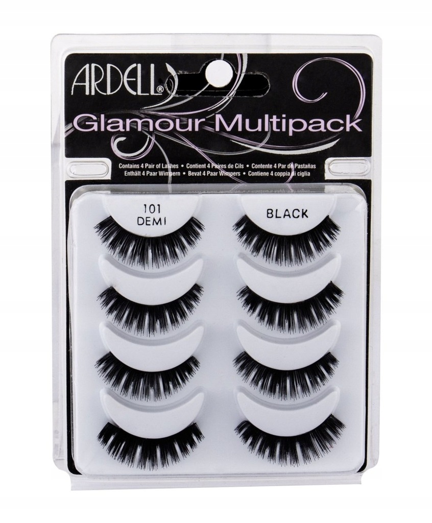 Ardell Black Multipack Glamour Sztuczne rzęsy 4 szt (W) (P2)