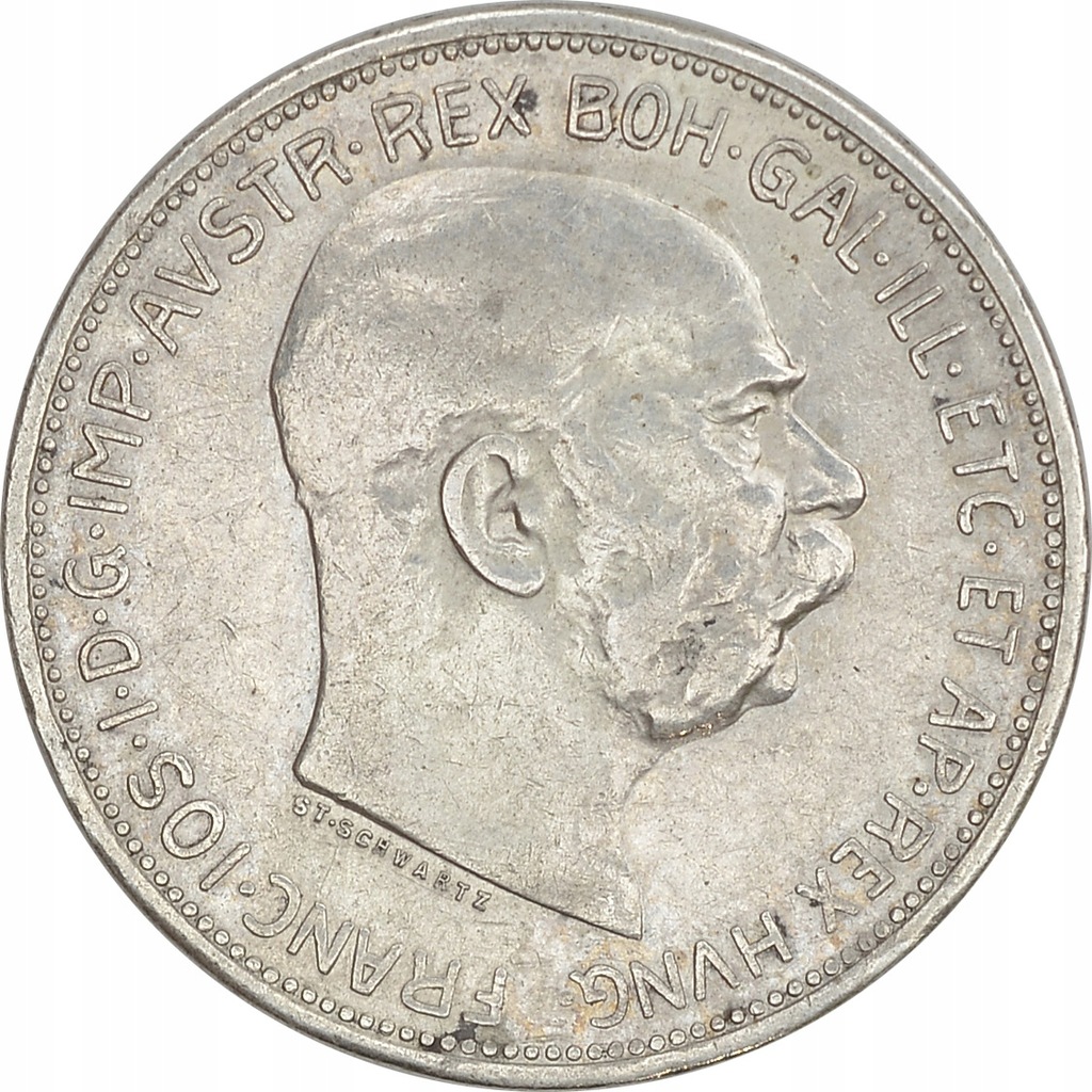 14.AUSTRIA, FRANC.JÓZEF, 2 KORONY 1913