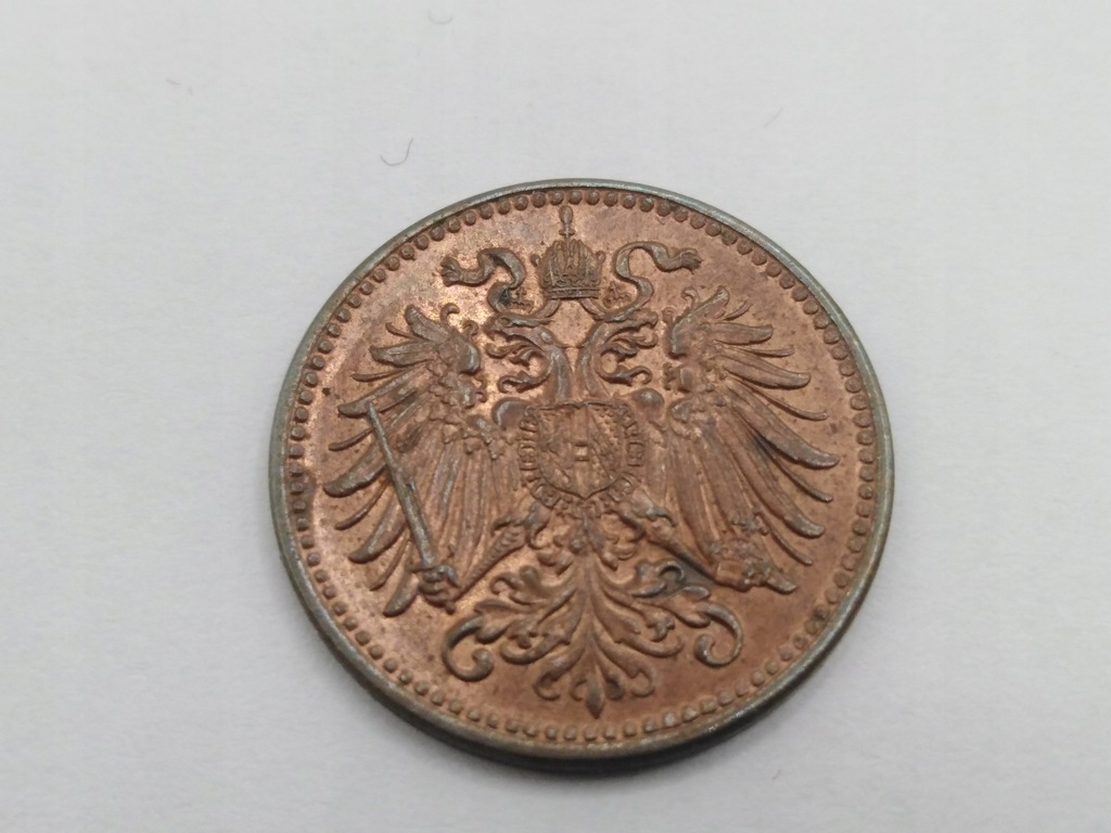 Moneta 1 heller 1911 Austria