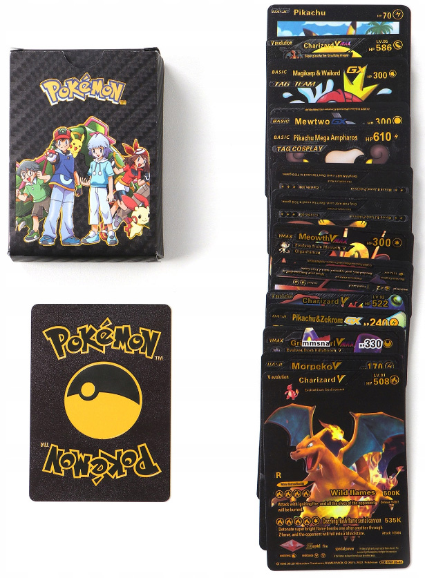 Купить КОЛЛЕКЦИОННЫЕ КАРТЫ ЧЕРНЫХ ПОКЕМОНОВ 55 шт. + АЛЬБОМ: отзывы ...