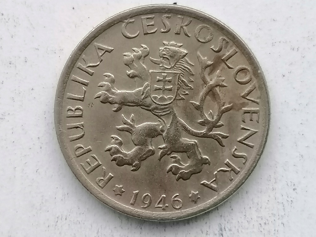 6) CZECHOSŁOWACJA 1 KOR. 1946r