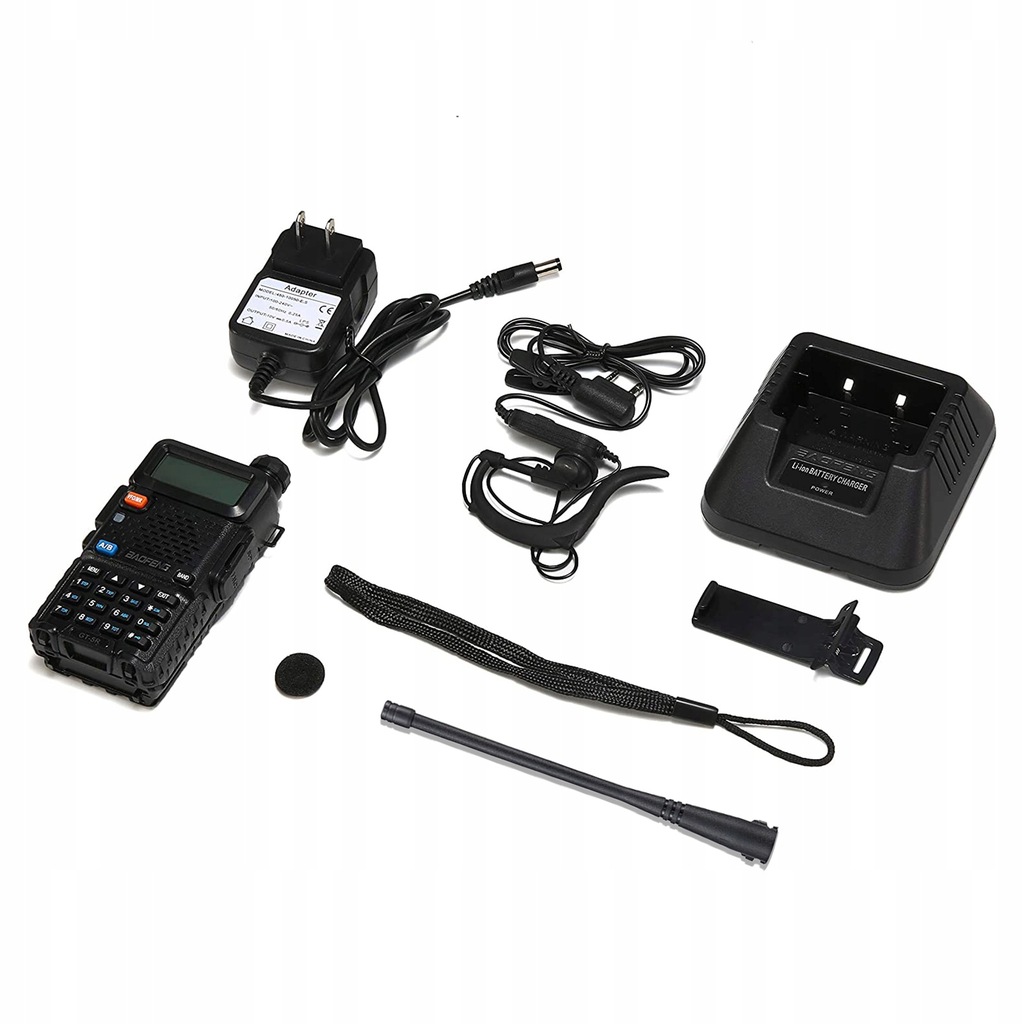 BAOFENG UV5R 5W Radio SCANNER POLICE EMERGENCY 11976376262 oficjalne archiwum Allegro