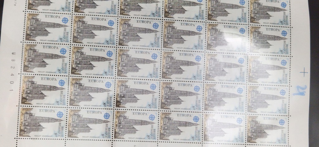 #29 ARKUSZ BELGIA CZYSTY