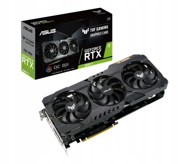 Купить ASUS RTX 3060 Ti TUF Gaming OC V2 LHR РОЗЕТКА: отзывы, фото и ...