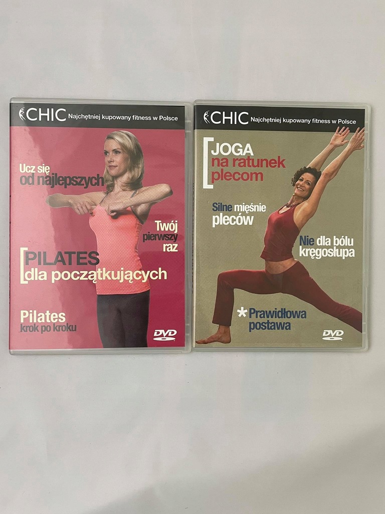 Pilates na płytach dvd - zestaw