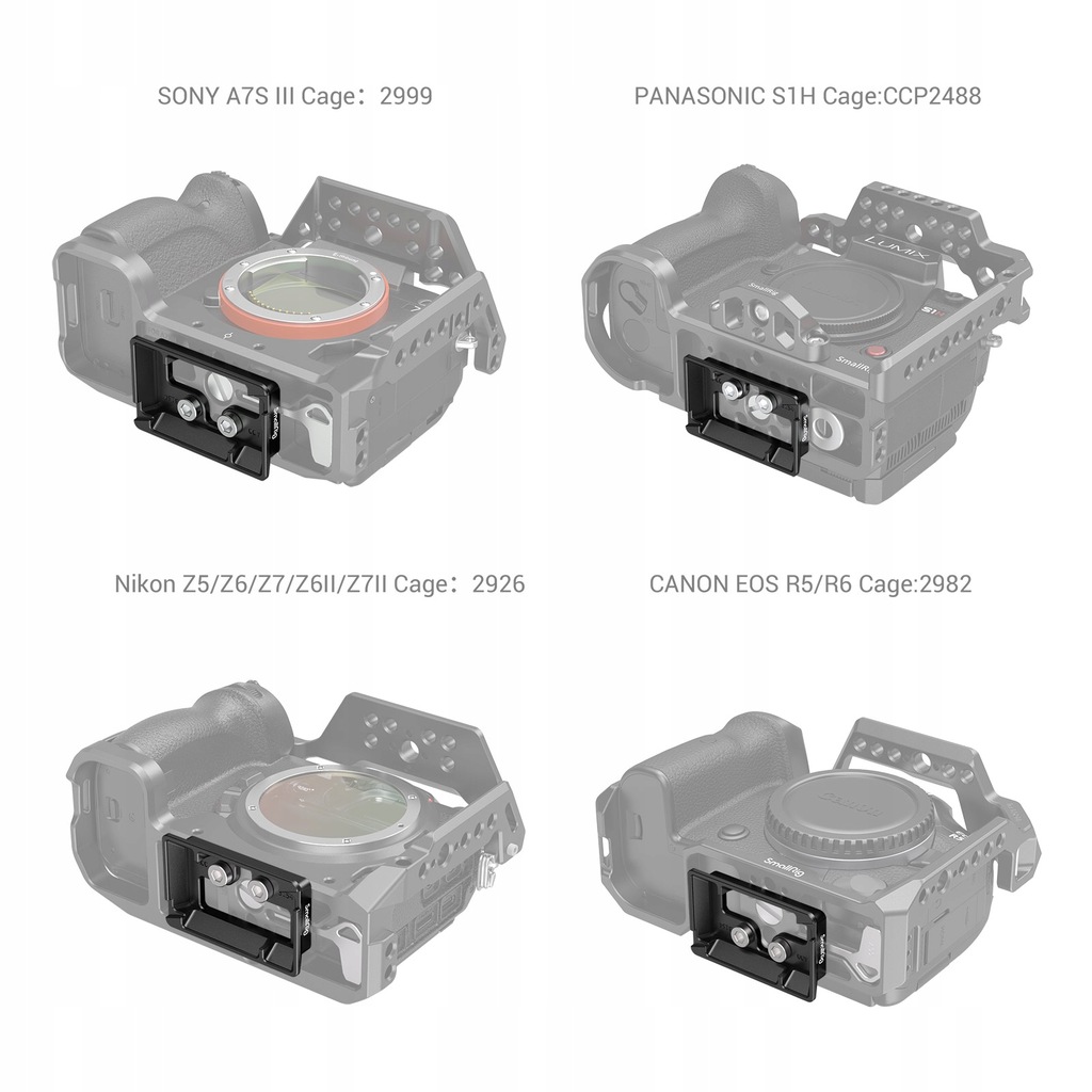 Купить Пластина Quick Release SmallRig типа Arca для подвеса: отзывы, фото, характеристики в интерне-магазине Aredi.ru