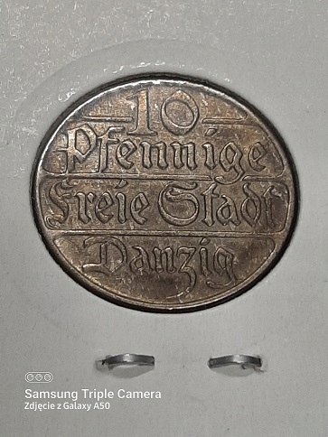 moneta 10 Pfennige Danzig-WMG