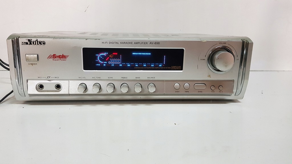 MC VOICE AV 698 karaoke amplituner wzmacniacz 8804674690 oficjalne