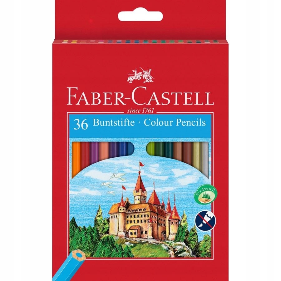 Faber-Castell kredki ołówkowe 36 kol. zamek 120136