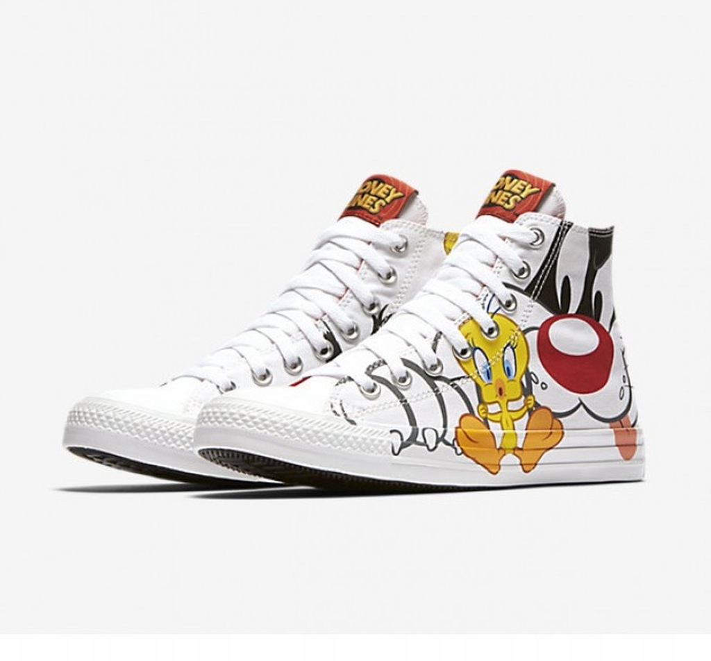 TRAMPKI CONVERSE 158886C LOONEY TUNES r. 45 - 8125465450 - oficjalne  archiwum Allegro