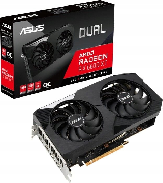 Купить Видеокарта Asus DUAL-RX6600XT-O8G 8 ГБ: отзывы, фото, характеристики в интерне-магазине Aredi.ru