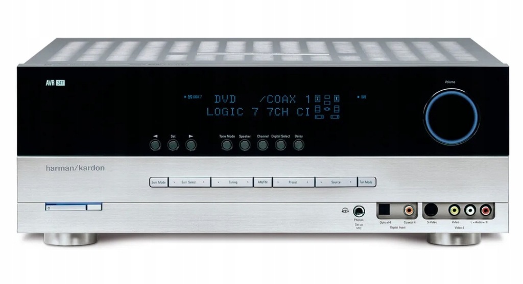 Amplituner Harman Kardon AVR 347 7.1 srebrny.