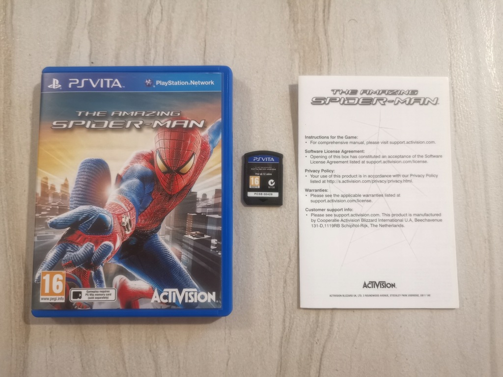 UNIKAT THE AMAZING SPIDER-MAN PS VITA, PLAYSTATION