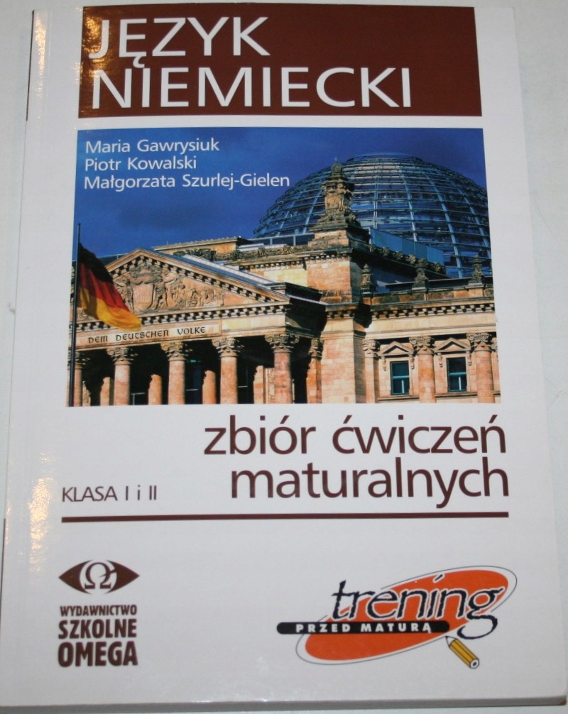 Język niemiecki zbiór ćwiczeń maturalnych Omega CD