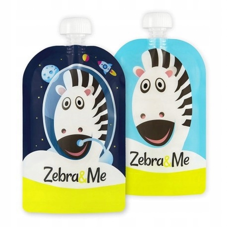 Zebra & Me ASTRO - 2 szt Saszetki wielorazowe