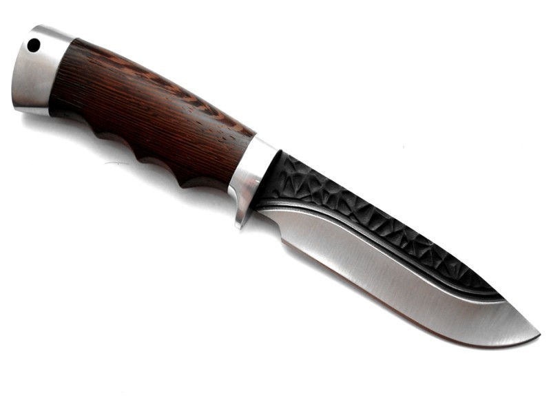 Купить Кованый охотничий нож, элегантный + футляр: отзывы, фото, характеристики в интерне-магазине Aredi.ru